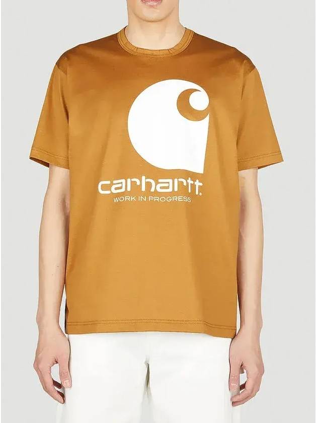 Junya Watanabe X Carhartt 프린트 크루넥 티셔츠 WKT905S23_1