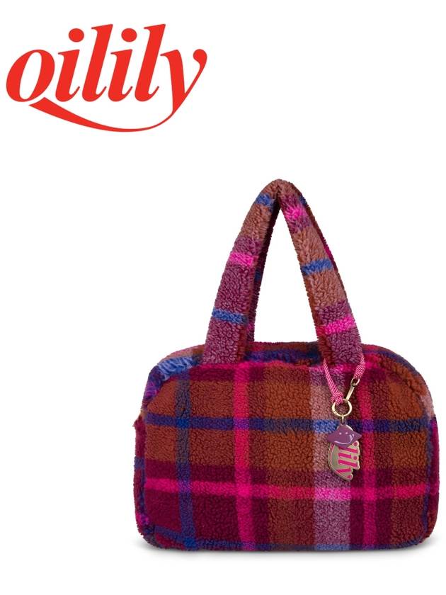 오일릴리 가방 월드 캐리올 여성 체크 핸드백OIL0764