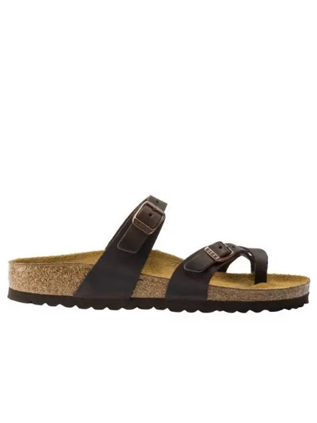 W 버켄스탁 미야리 오일드 레더 하바나 레귤러 W Birkenstock Mayari Oiled Leather Habana Regular