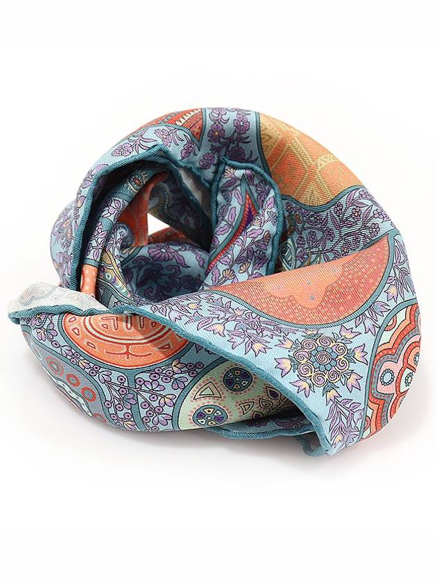 Hermes 에르메스 100% 실크 멀티 컬러 까레 L'ARBRE DE VIE 스퀘어 스카프 45