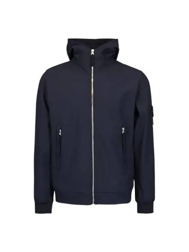 스톤 아일랜드 40927 라이트 소프트 쉘 R 후드 자켓 네이비 블루 20SS Stone Island 40927 Light Soft Shell R Hooded Jacket Navy Blue 20SS