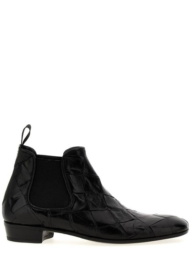 Lidfort - Braided Leather Ankle Boots Boots, Ankle Boots