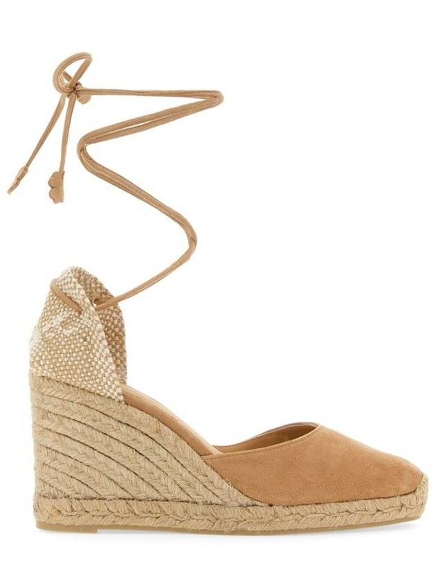 Castaner Carina 라운드 토 웨지 에스파드리유