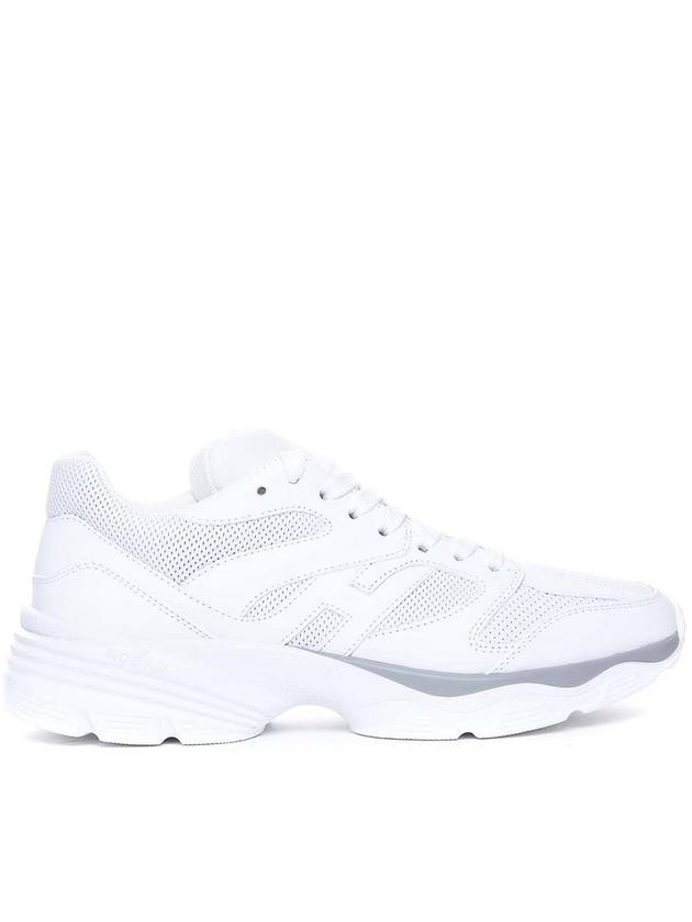 Hogan White h sneakers laces lateral