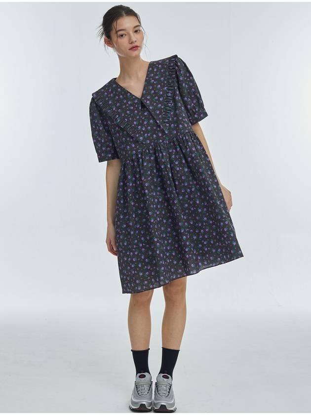 Bigcollar Fill One Piece Black