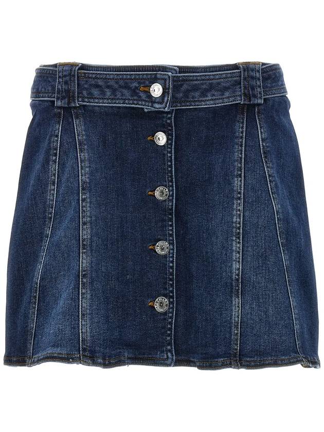끼아라페라니 LOGODENIMSKIRT 여성 스커트 75CBE819CDW55904