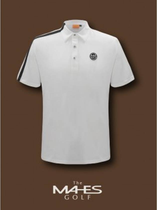 23FW 마헤스 로고 남성 반팔 티셔츠 화이트 MEN 오렌지라벨 하이쿨 스트레치스윙 셔츠 GS50475