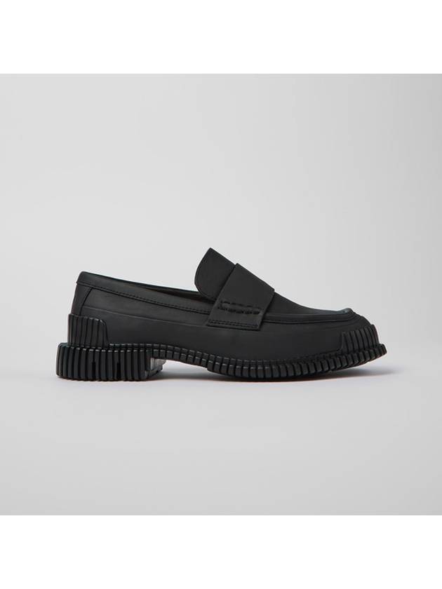 캠퍼 여성 Pix 픽스 가죽 로퍼 구두 신발 Black