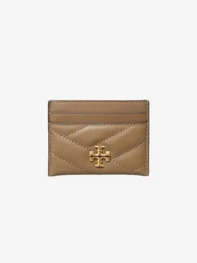 토리버치 키라 쉐브론 카드 케이스 샌드파이퍼 Tory Burch Kira Chevron Card Case Sandpiper