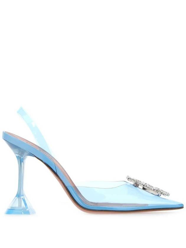 AMINA MUADDI BEGUMGLASS LIGHTBLUETRASP Light blue PVC Begum pumps