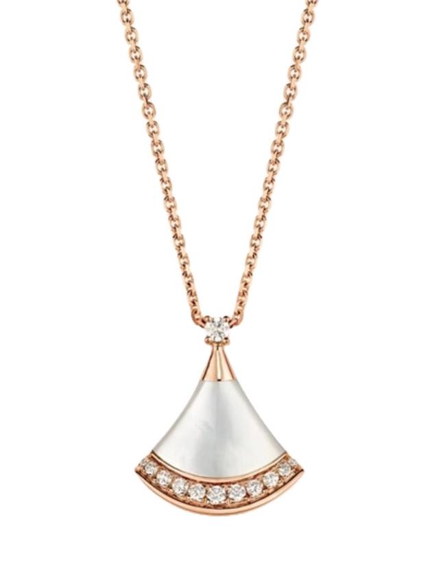 불가리 디바스 드림 목걸이 로즈 골드