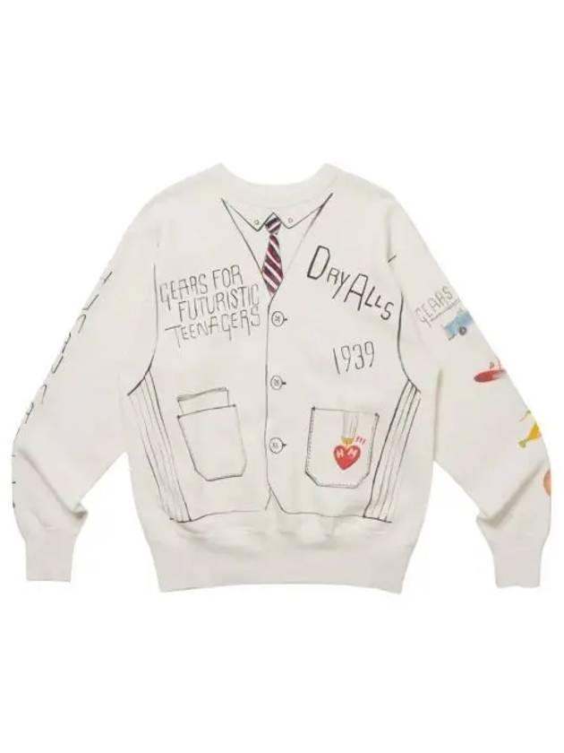 휴먼 메이드 그래픽 스웨트셔츠 화이트 Human Made Graphic Sweatshirt White