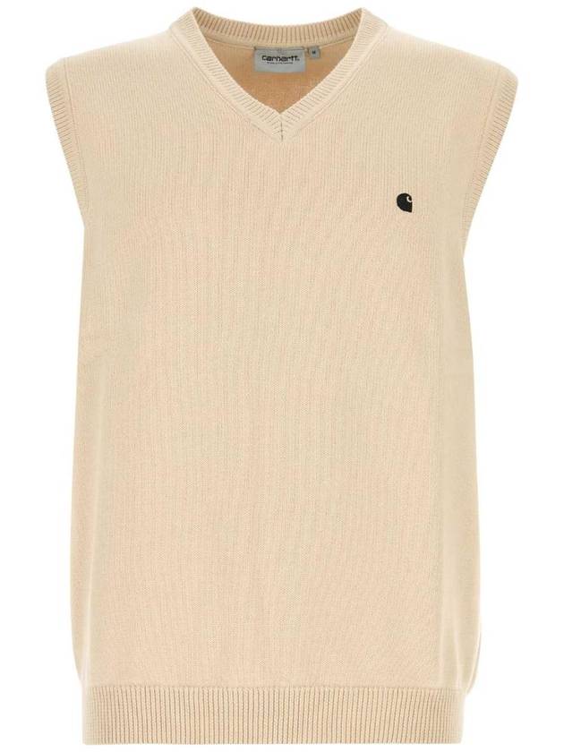 칼하트 WIP 샌드 코튼 매디슨 베스트 스웨터 I033036 2NQXX