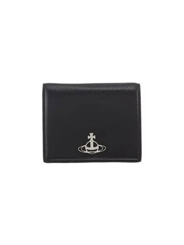 비비안 웨스트우드 리비건 그레인 빌폴드 블랙 Vivienne Westwood Re Vegan Grain Billfold Black