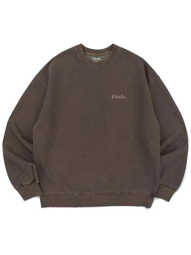 PIGMENT KINDS SIGNATURE SWEATSHIRTS BROWN