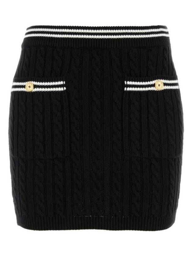 25SS 알레산드라리치 숏 스커트 FABX3687K4264 0091 Black