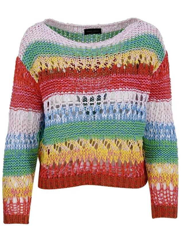 Roberto Collina 스트라이프 니트 스웨터 N50006_N5046