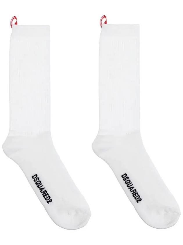Dsquared2 로고 인타르시아 양말 DFV1432100_110