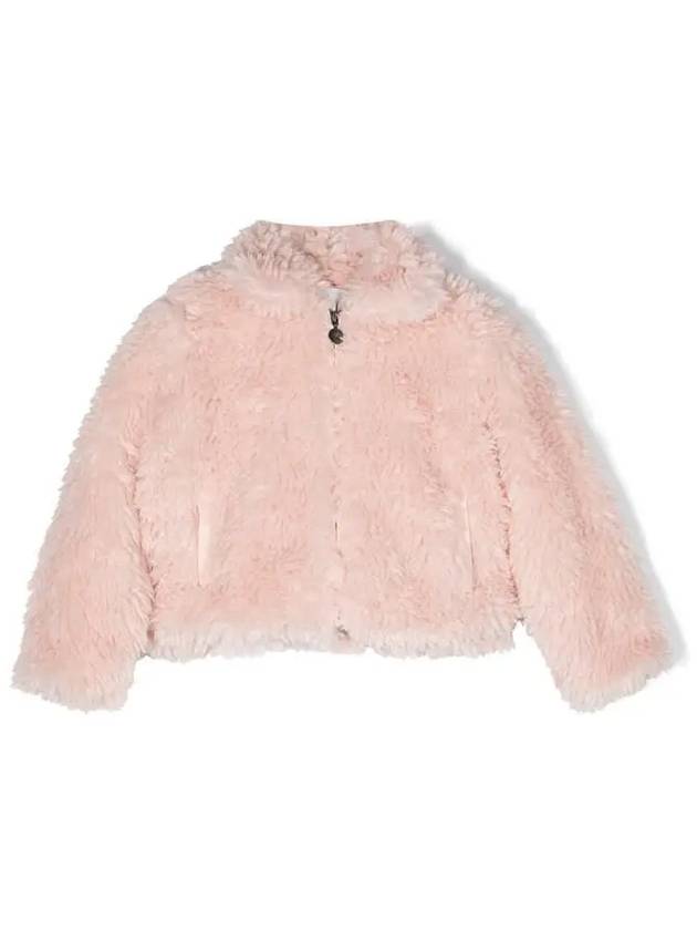 23FW 스텔라키즈 에코퍼 자켓 핑크