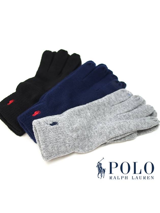 폴로 랄프로렌 겨울손가락장갑 남녀공용 스마트 울장갑