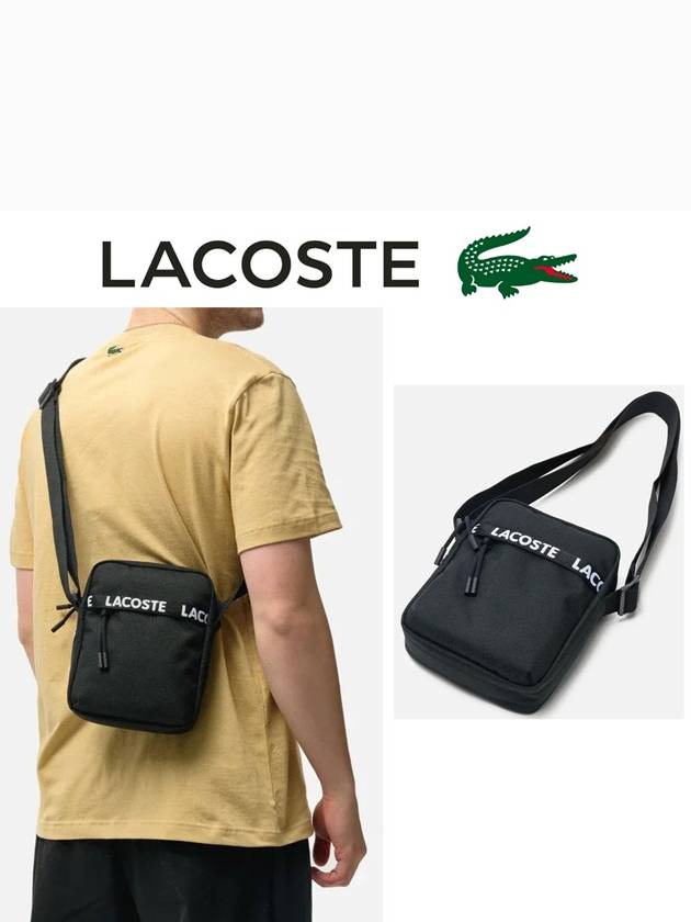 라코스테 숄더백 네오크록 시즌 버티컬 카메라 가방 NH4608NZ