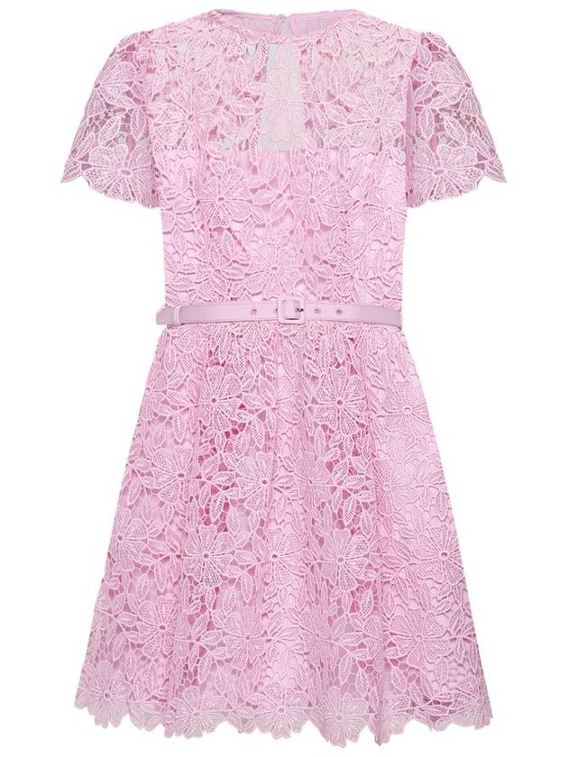 Self-Portrait 기퓌르 레이스 미니 드레스