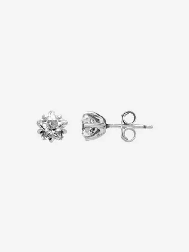 W 판도라 셀레셜 스파클링 스타 스터드 이어링 스털링 실버 클리어 W Pandora Celestial Sparkling Star Stud Earrings Sterling Silver Clear