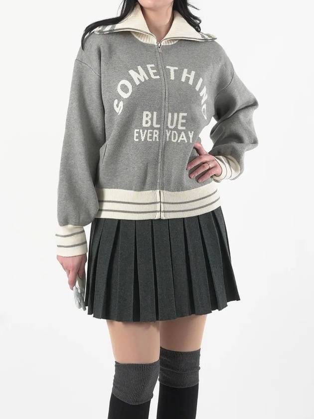 티앤드 여성골프니트집업 블루데이 가디건 점퍼 바람막이 풀집업