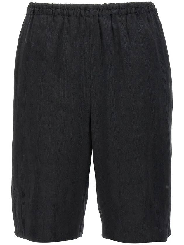 Loulou Studio Andra 자카드 반바지 ANDRA_BLACK