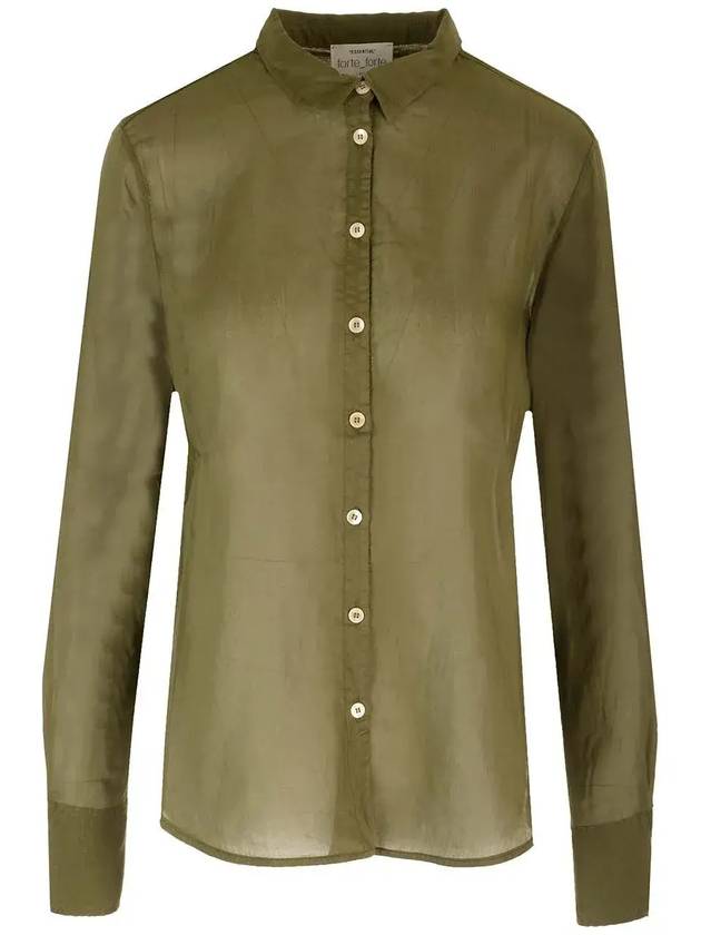 포르테 포르테 커브드 헴 에센셜 오버사이즈 셔츠 9906_F46A6023