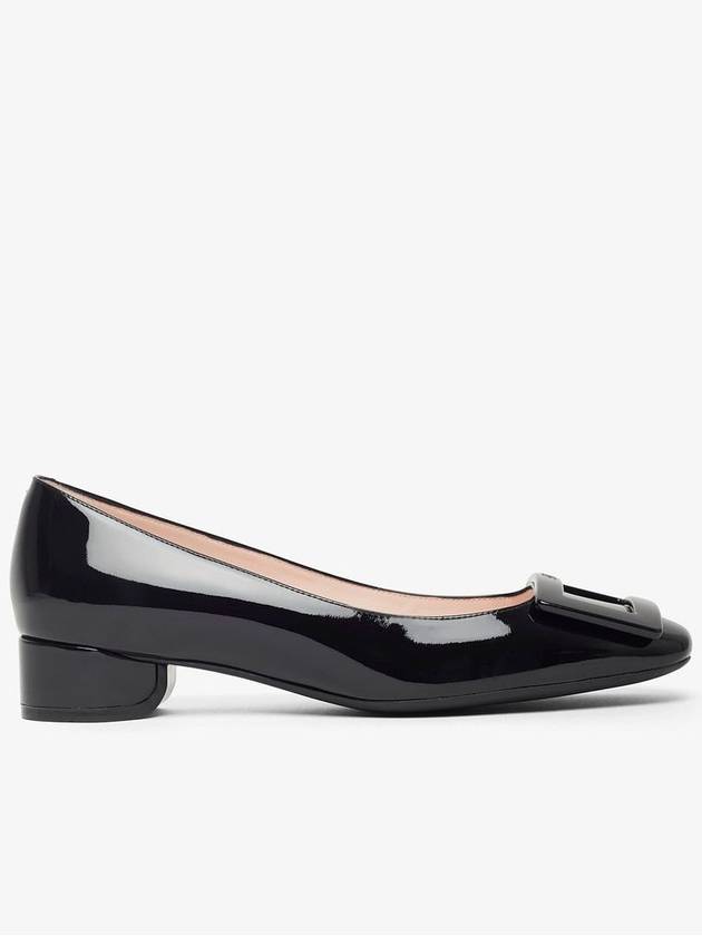 Roundy 25 black patent pumps