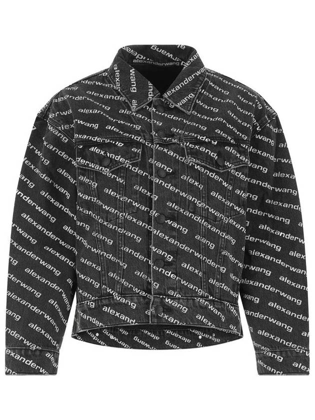 Alexander Wang 올오버 로고 프린트 재킷