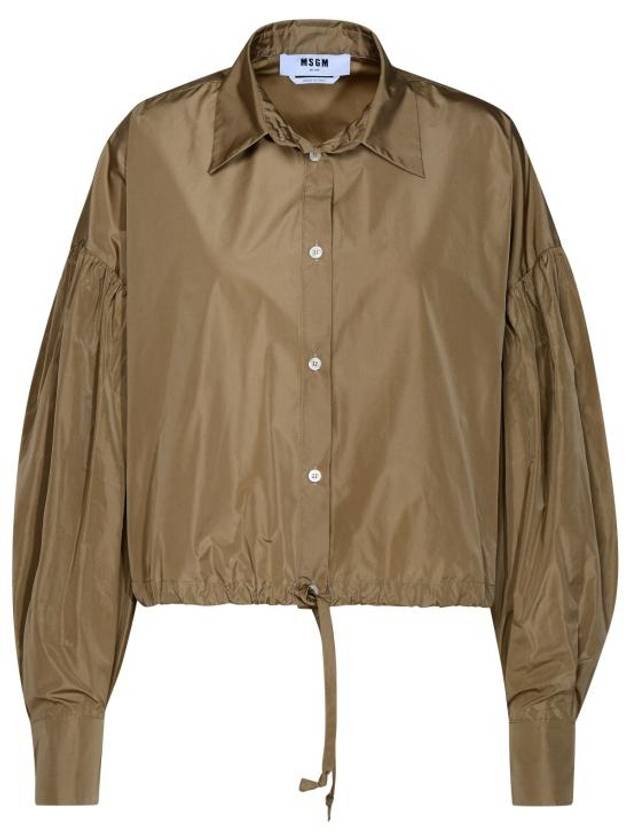 24SS 엠에스지엠 반팔 티셔츠 3641MDE21 24710937 Green