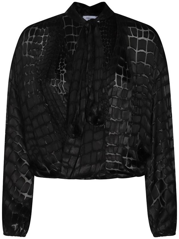 Blumarine Black Viscose Shirt