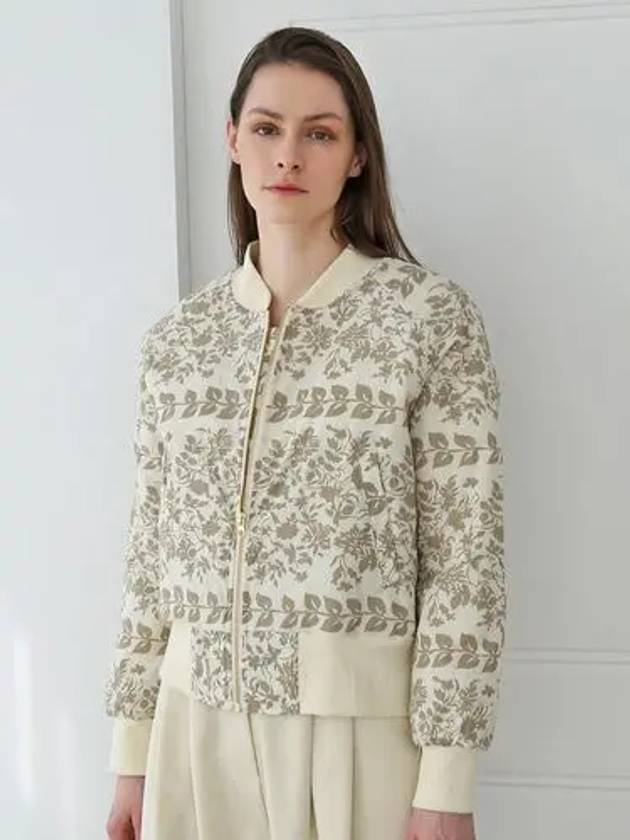 데미지니모닉 코튼100 포레스트 점퍼 자켓 베이지