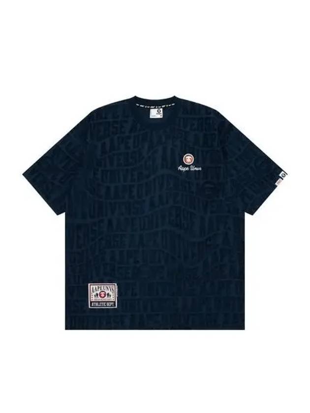 베이프 AAPE 팬시 반팔 티셔츠 네이비 82132264_133728450