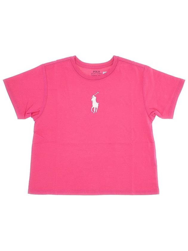 RALPH LAUREN Logo embroidery T-shirt