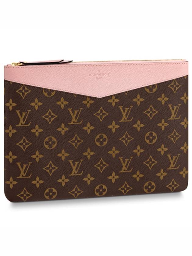 루이비통 M62942 모노그램 데일리 파우치 로즈파우더 가방 TR