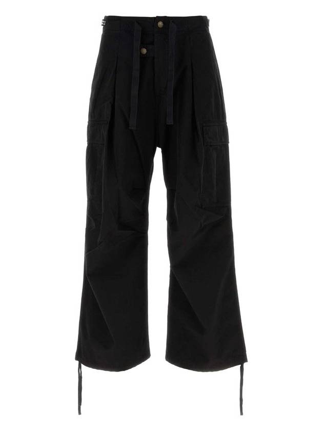 DARKPARK Joseph 미드라이즈 와이드 레그 카고 진