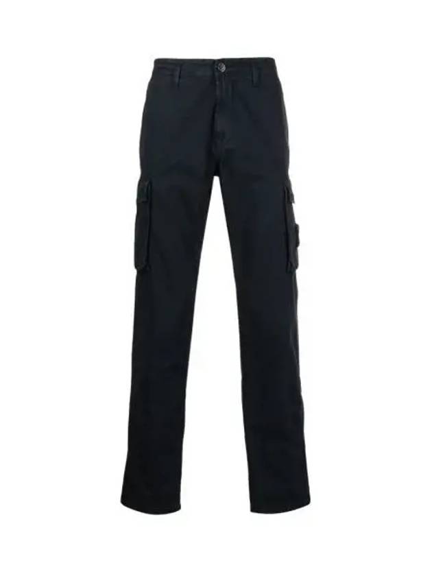 스톤 아일랜드 318WA 올드 다이 트리트먼트 카고 팬츠 네이비 블루 21SS Stone Island 318WA Old Dye Treatment Cargo Pants Navy Blue 21SS