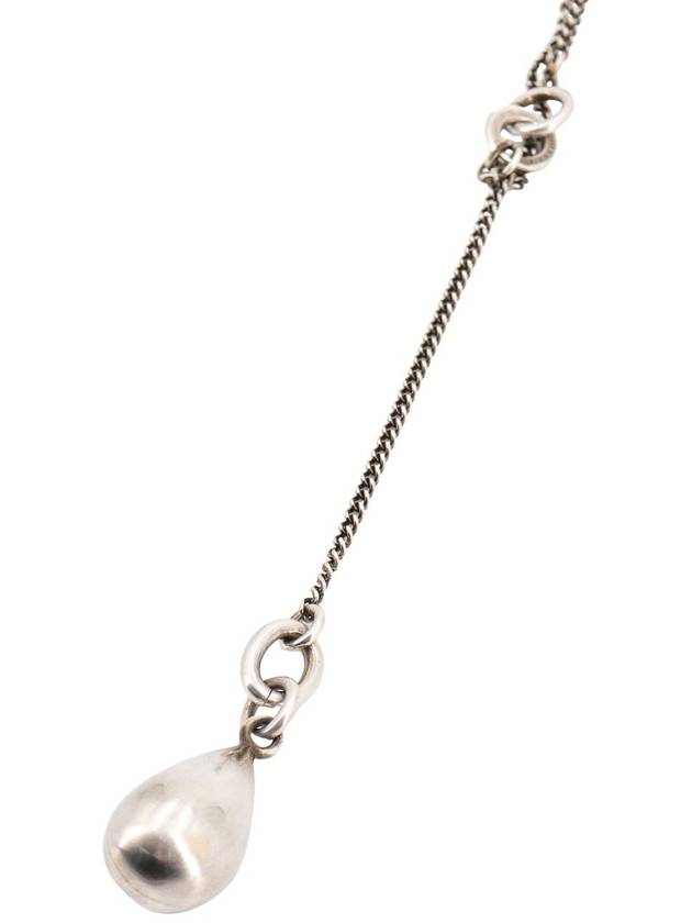 Ann Demeulemeester 랍스터 클로 고정 펜던트 목걸이 Ann Demeulemeester Lobster Claw Fastened Pendant Necklace