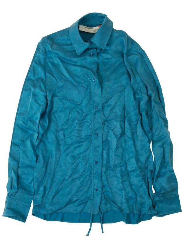 블루 프런트 쿨리스 셔츠 Blue Front Coulisse Shirt