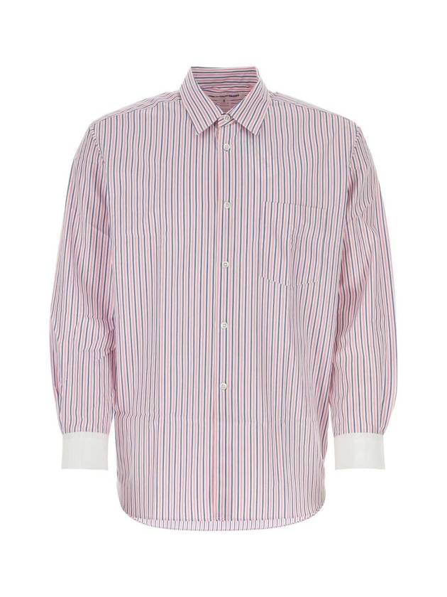 COMME DES GARCONS 프린트 포플린 셔츠 FZB158PER WHITESTRIPE11