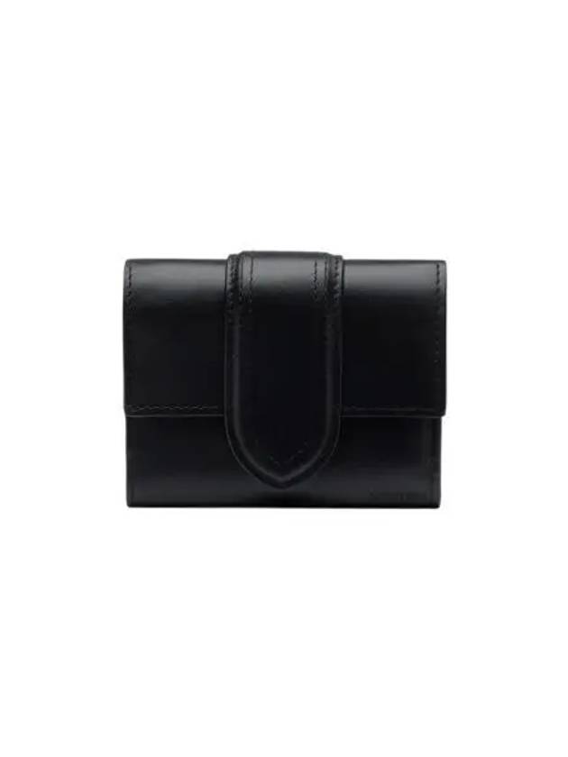 자크뮈스 르 컴팩트 밤비노 플랩 월렛 블랙 Jacquemus Le Compact Bambino Flap Wallet Black