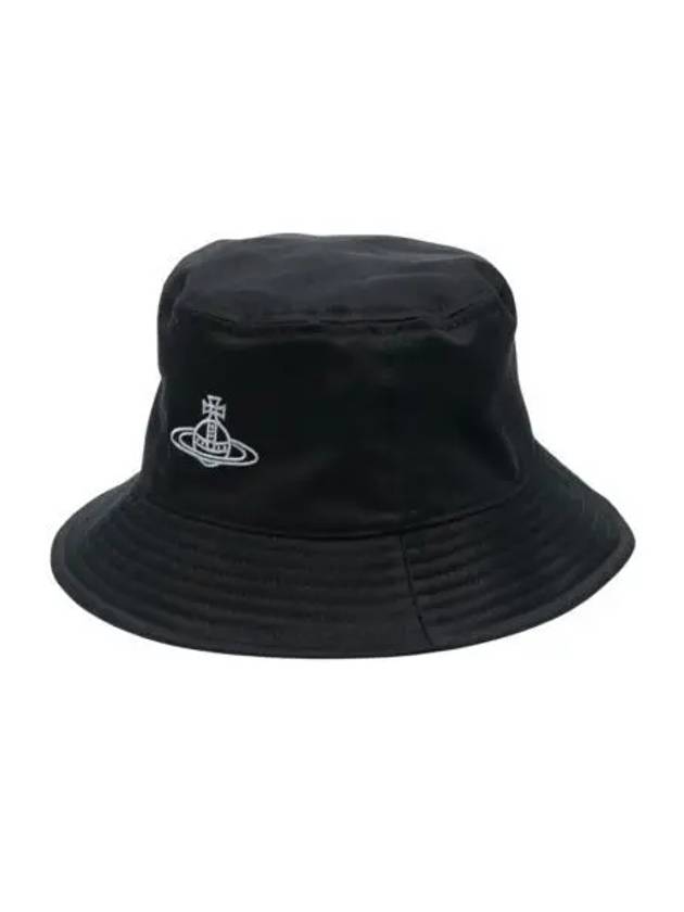 비비안 웨스트우드 유니 컬러 버킷햇 블랙 Vivienne Westwood Uni Colour Bucket Hat Black