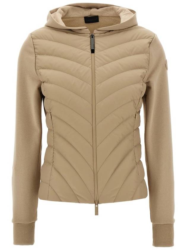 몽클레르 퀼팅 지퍼업 후드 재킷