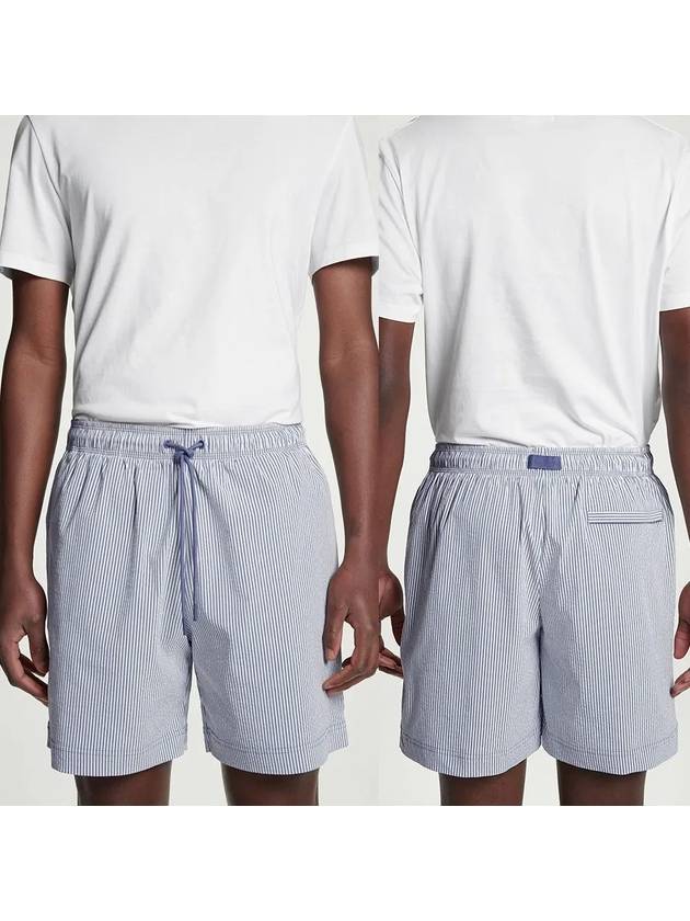 코스 반바지 남성 시어서커 수영복 쇼츠 블루