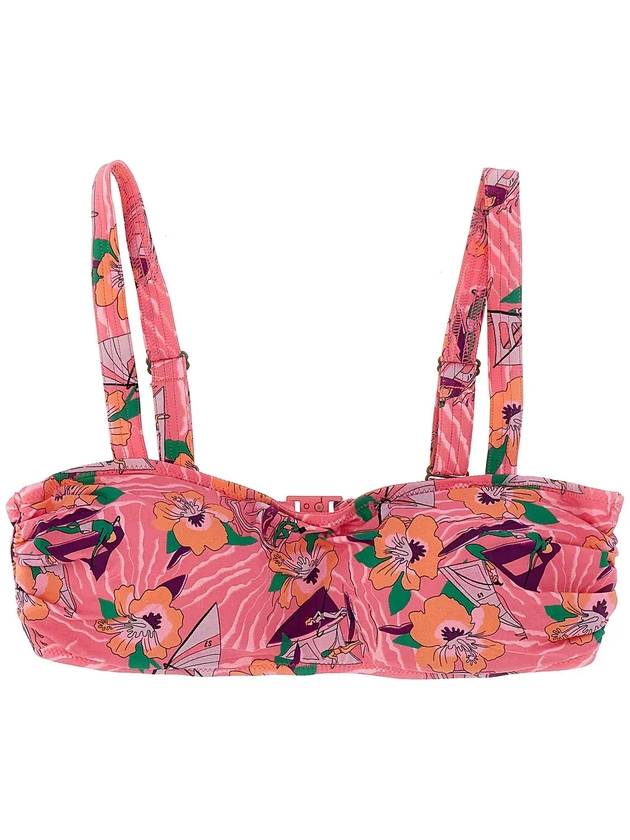 러브스토리 플로럴 패턴 비키니 탑 S2352288525_PINK