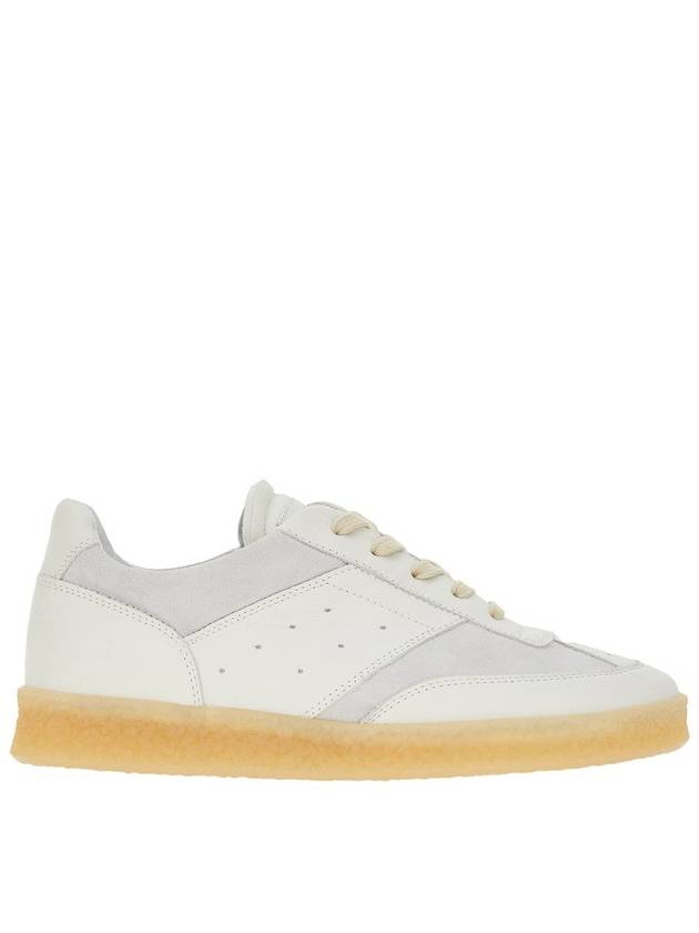 MM6 '6 Court' leather sneakers