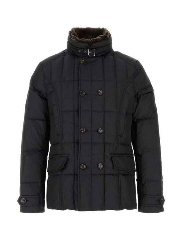 MOORER Midnight blue polyester Siro down jacket SIROKM BLU